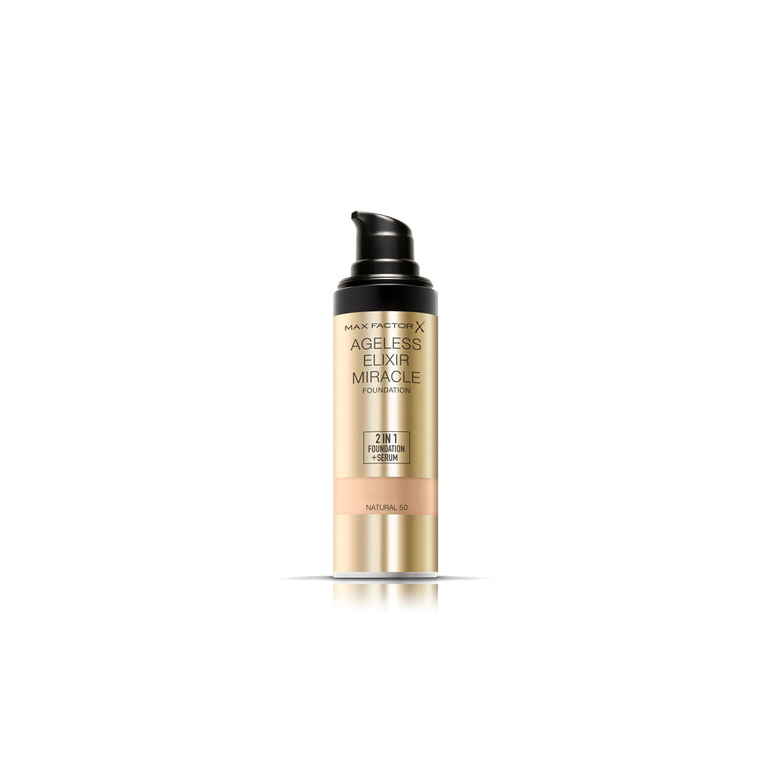 Max Factor Ageless 2 In 1 Foundation Serum 30ml - 50 Natural