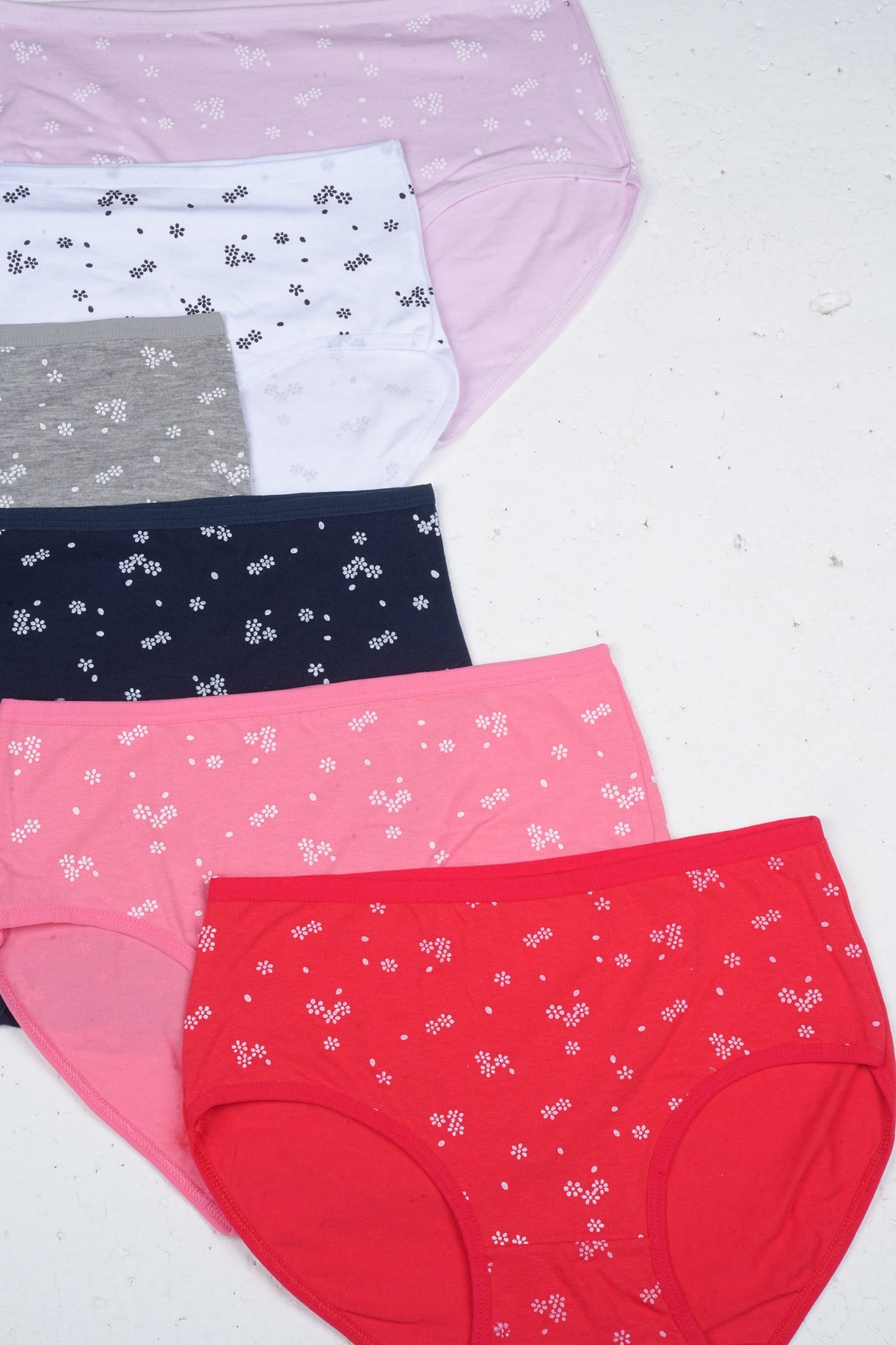 Belleza Lingerie multi Color Brief Panty Pack Of 6-B227