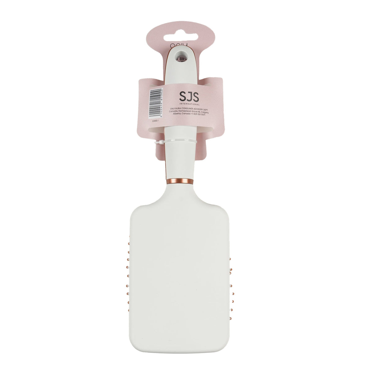 ONLYAURA WHITE SQUARE PADDLE HAIRBRUSH 2288E-I