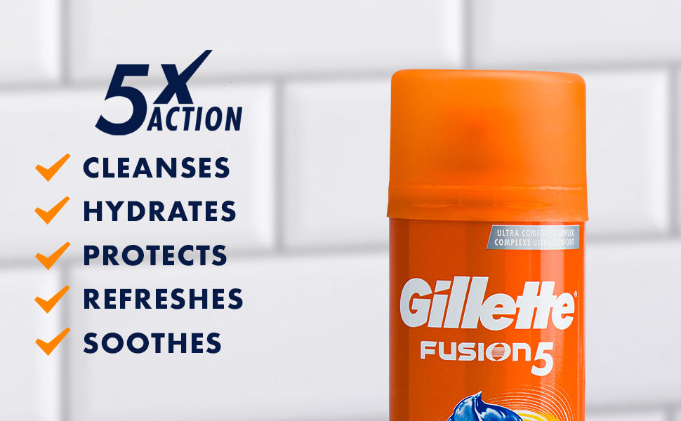 Gillette Fusion5 Ultra Sensitive Shaving Gel 200ml