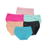 Belleza Lingerie Multi Color Brief Panty Pack Of 6-B240