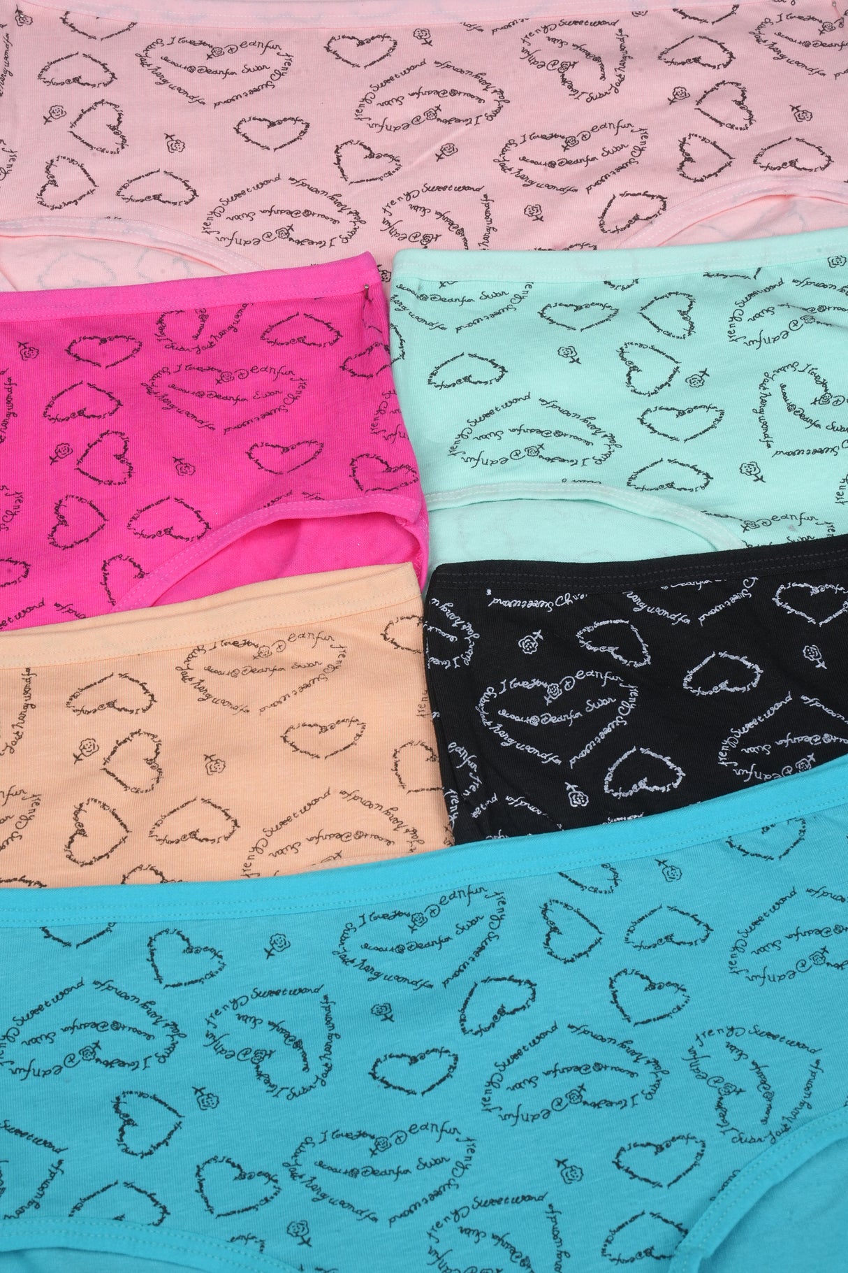 Belleza Lingerie multi Color Brief Panty Pack Of 6-B240