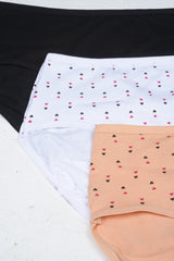 Belleza Lingerie Multi Color Brief Panty Pack Of 3-B246
