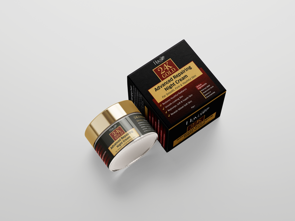 HBR HAYA 24K GOLD ADVANCED REPAIRING NGHT CREAM 50GM