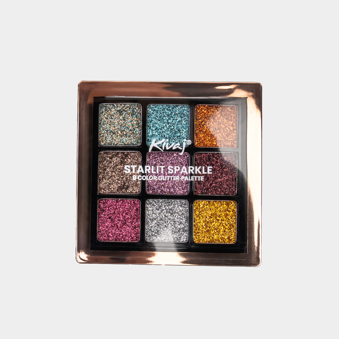 Rivaj Starlit Sparkle Glitter Palette