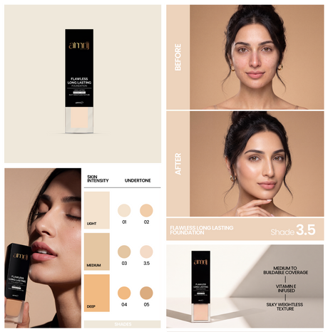 Amrij Flawless Long Lasting Foundation