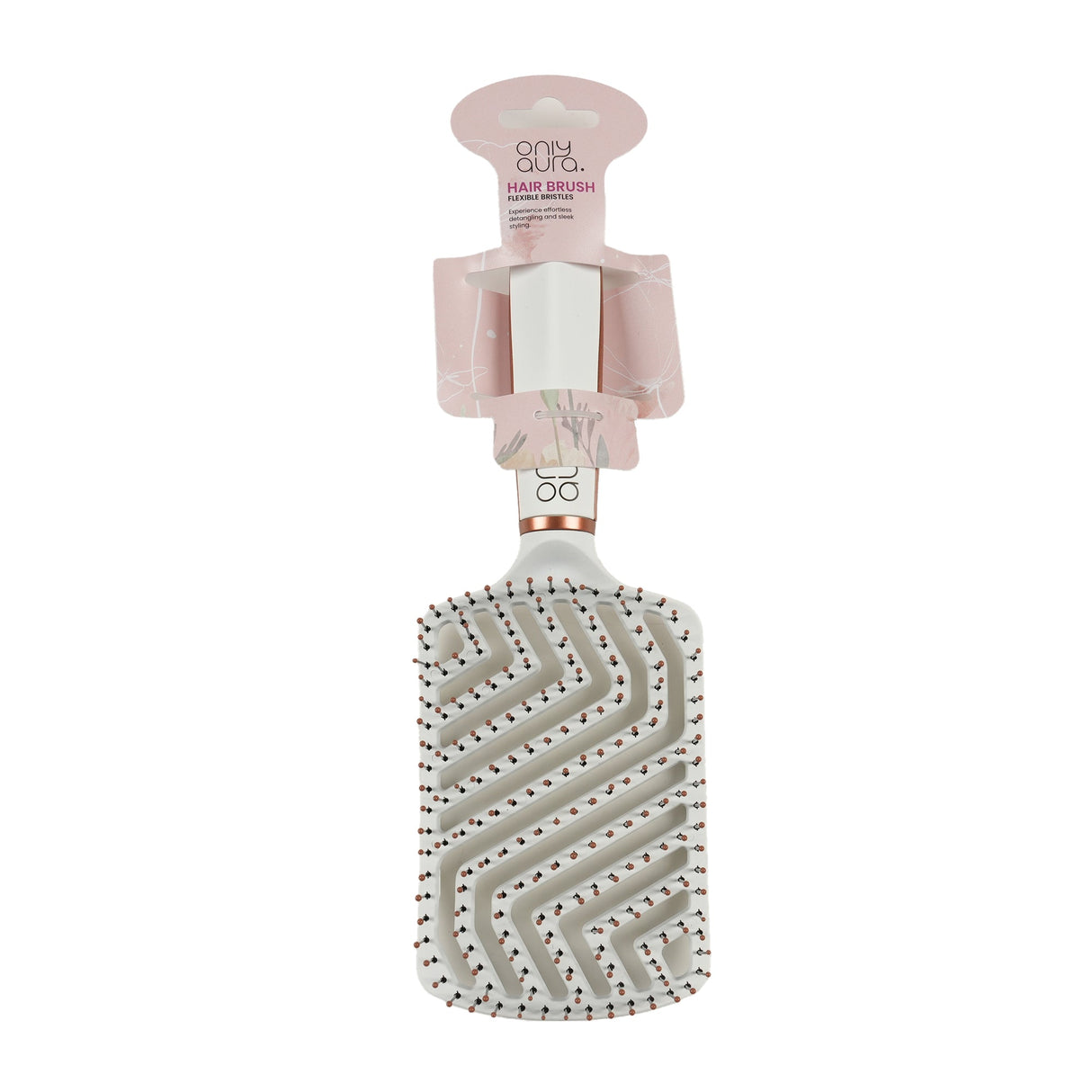 ONLYAURA SQUARE VENDT HAIRBRUSH WHITE 3011E-I