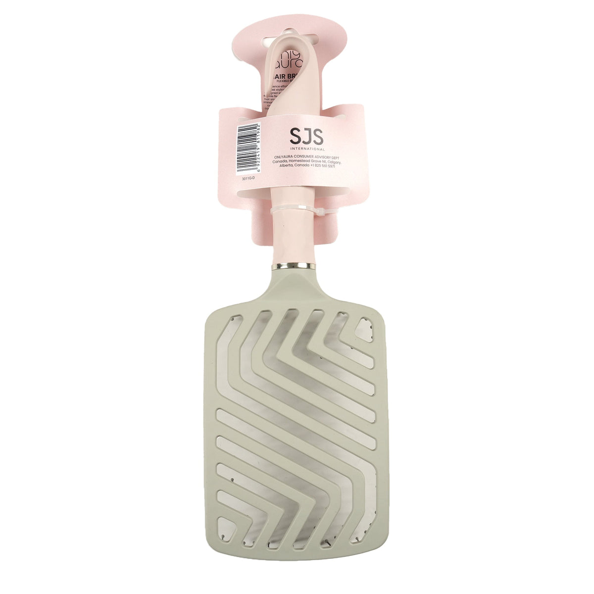 ONLYAURA SQUARE VENTED HAIRBRUSH PINK 3011G-D