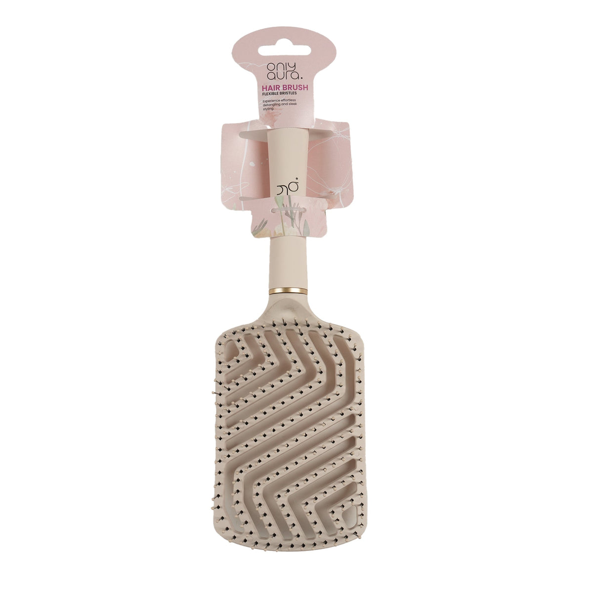 ONLYAURA SQUARE VENT HAIRBRUSH WHITE COLOR 3011H-H