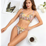 Belleza Lingerie Wire Non Padded Bra Set - 2032