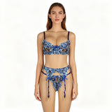 Belleza Lingerie Wired Net Bra Set - 1160