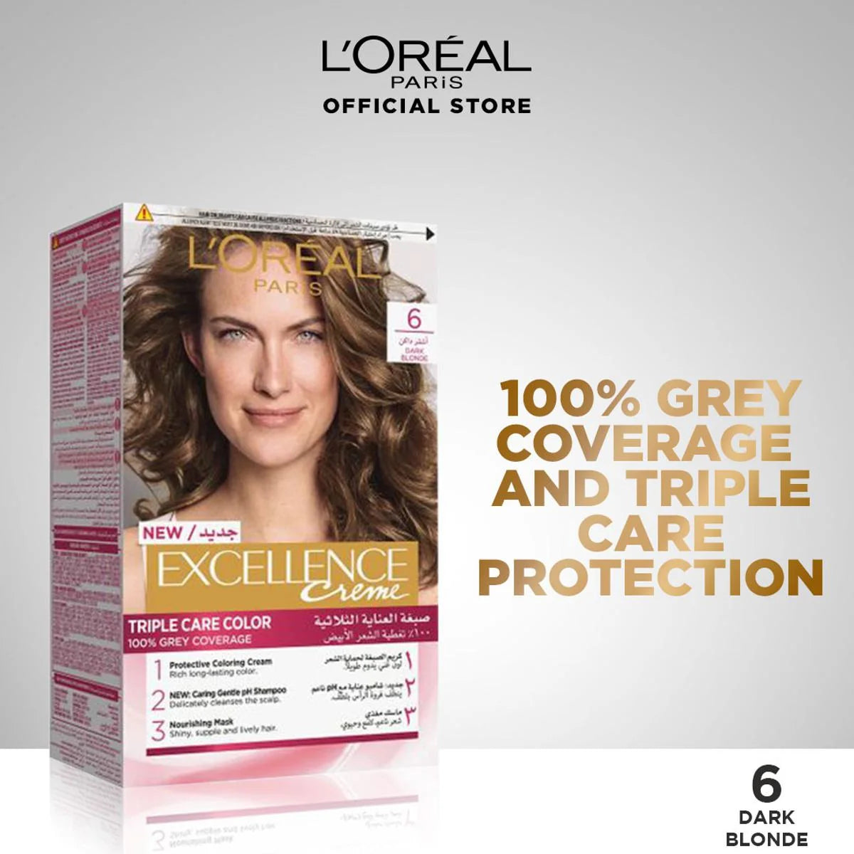 EXCELLENCE 6 DARK BLOND - PAK
