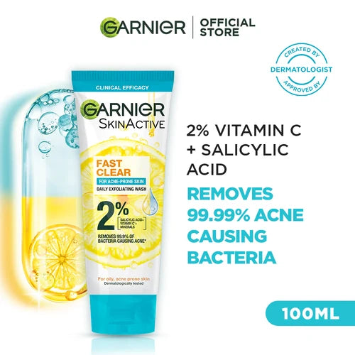 GARNIER BRIGHT COMPLETE ANTI ACNE FW100M