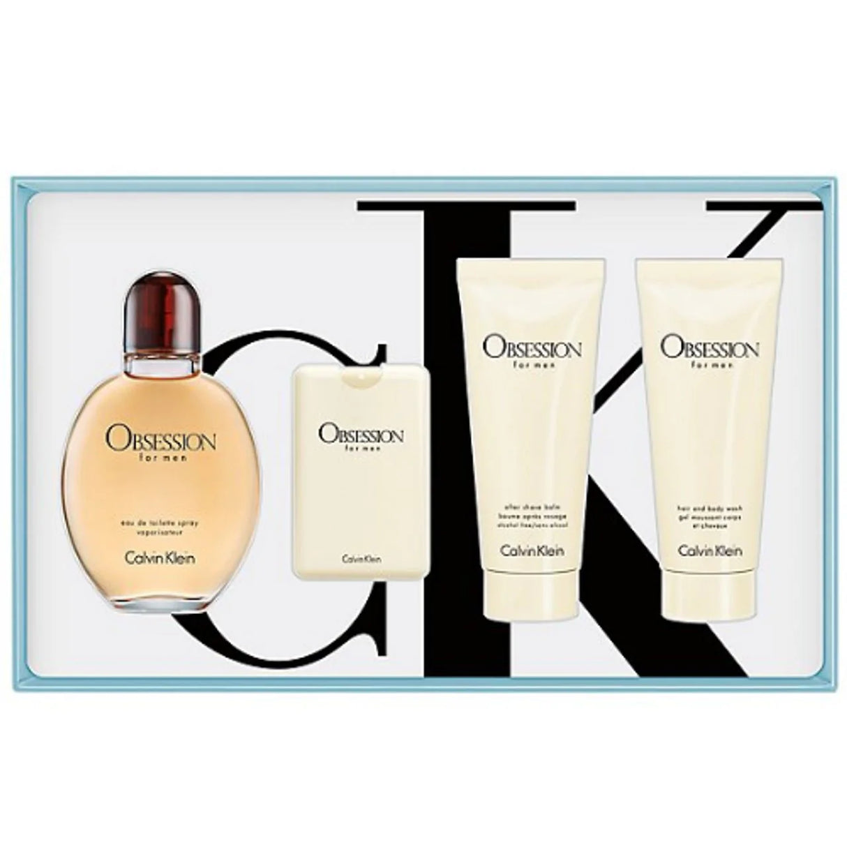 Calvin Klein Men's Obsession Gift Set (Pack of 4)