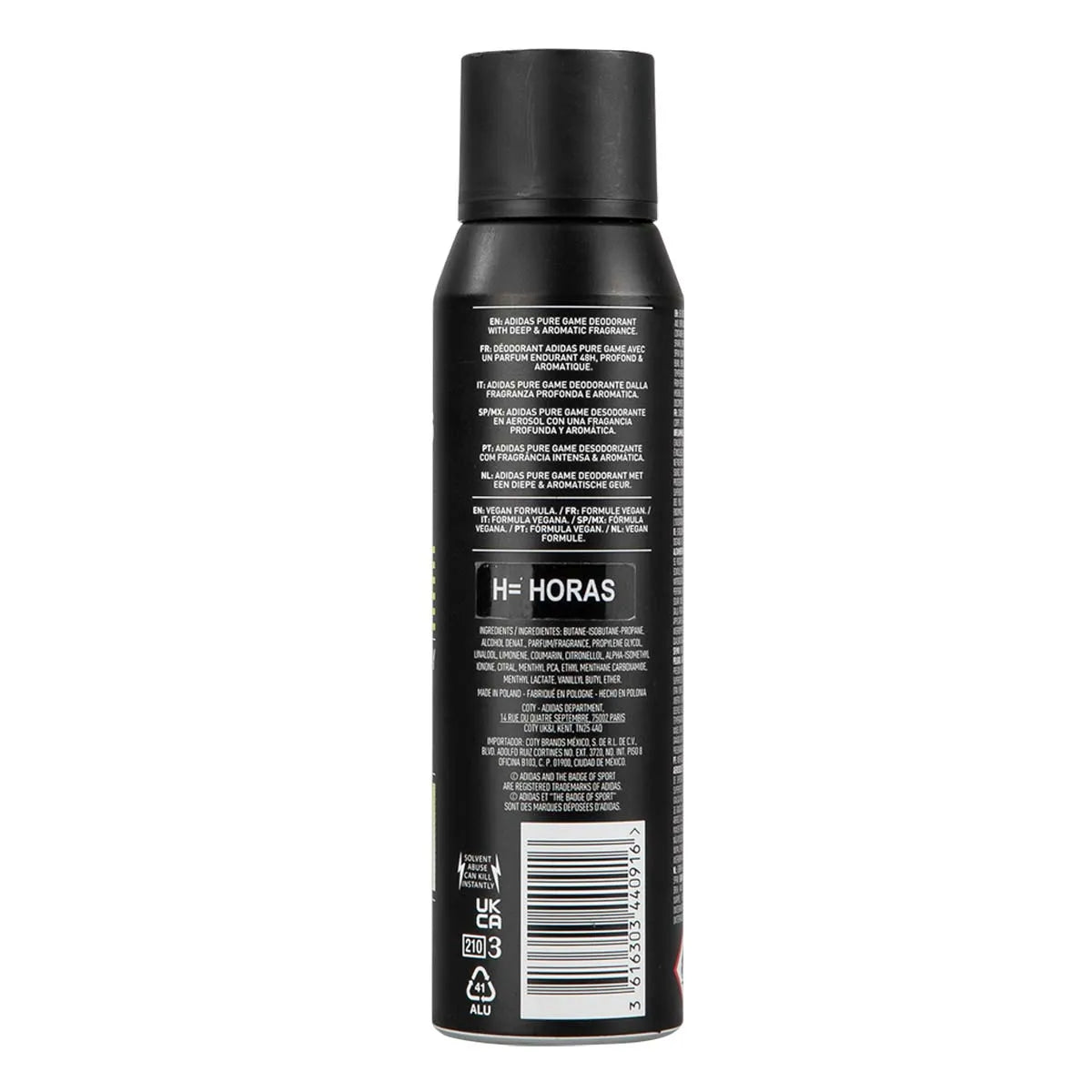 Adidas Men Pure Game Deo Spray 150ml