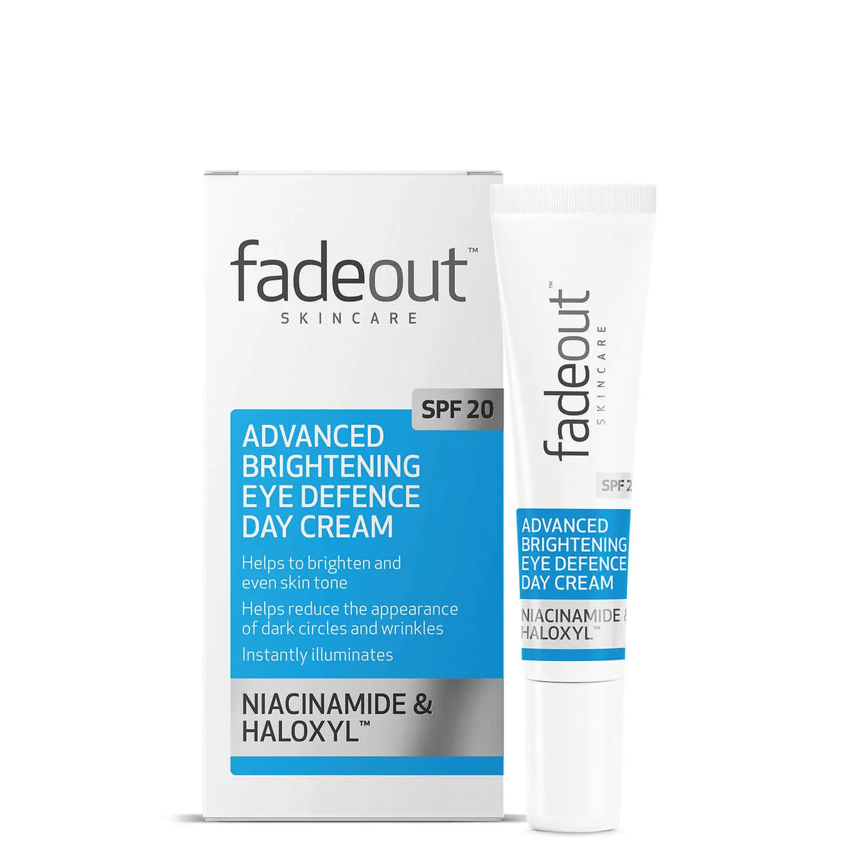 FADEOUT SPF20 ADVANCED WHITENING EYE DEFENCE CREAM 15ML