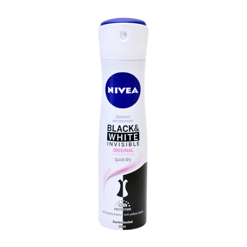 Nivea Women Invisible White & Black Body Spray 150ml