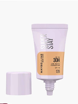 MAYBELLINE SUPERSTAY FDT LUMI MATTE 128 TUBE 18ML