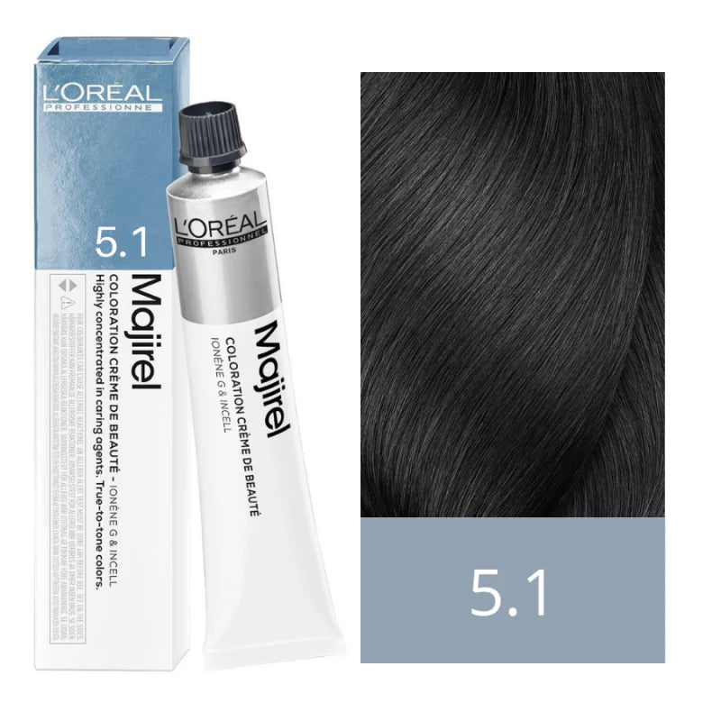 Loreal Majirel Hair Color Ash 5.1 60Ml