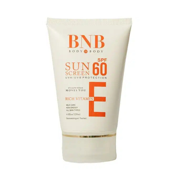 BNB SPF60 Rich Vitamin E Sun Screen 120ml