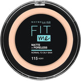 Maybelline Fit Me Matte + Poreless Powder 12g - Ivory 115