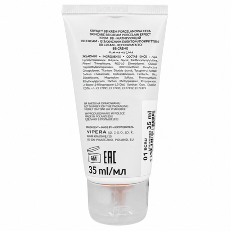 VIPERA BB CREAM COVER ME UP TUBE 01 ECRU 30ML