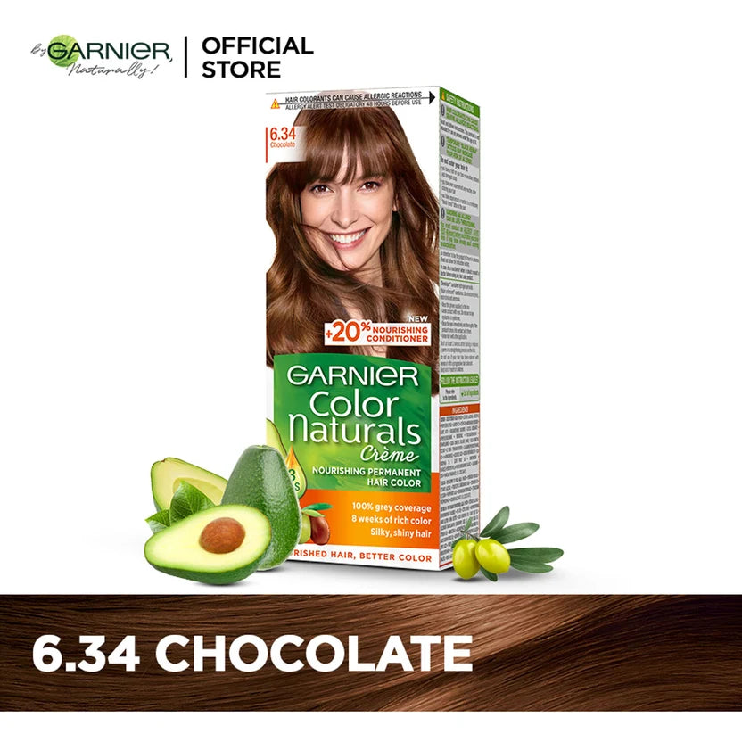 Garnier 6.34  Chocolate hair Color