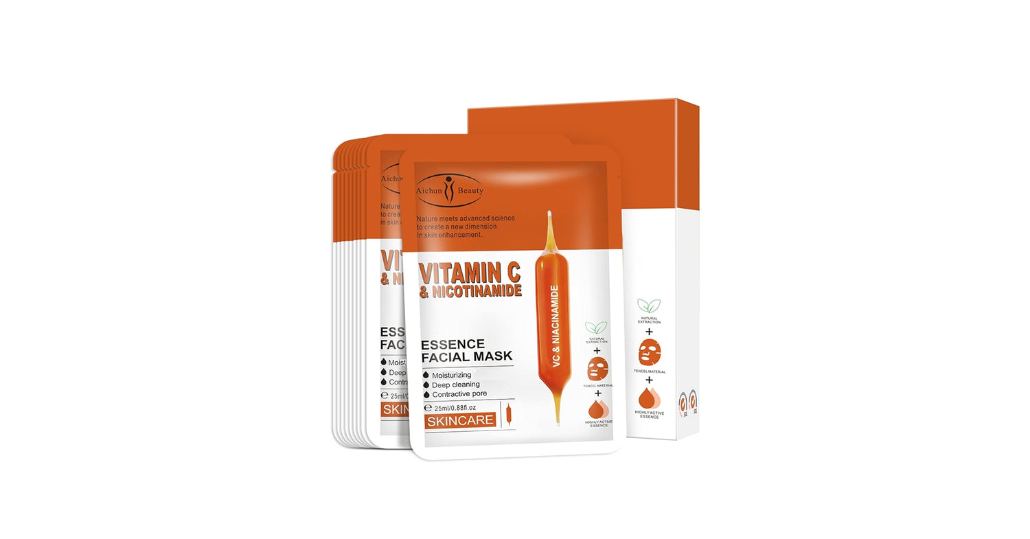 Aichun Beauty Vitamin C Face Mask (Pack of 10)