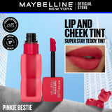 MAYBELLINE SUPER STAY TEDDY TINT - 65 PINKIE BESTI LIPSTICK