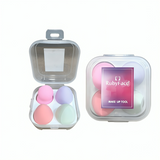 Ruby Face Egg Shell Beauty Blender Set - Pack Of 4