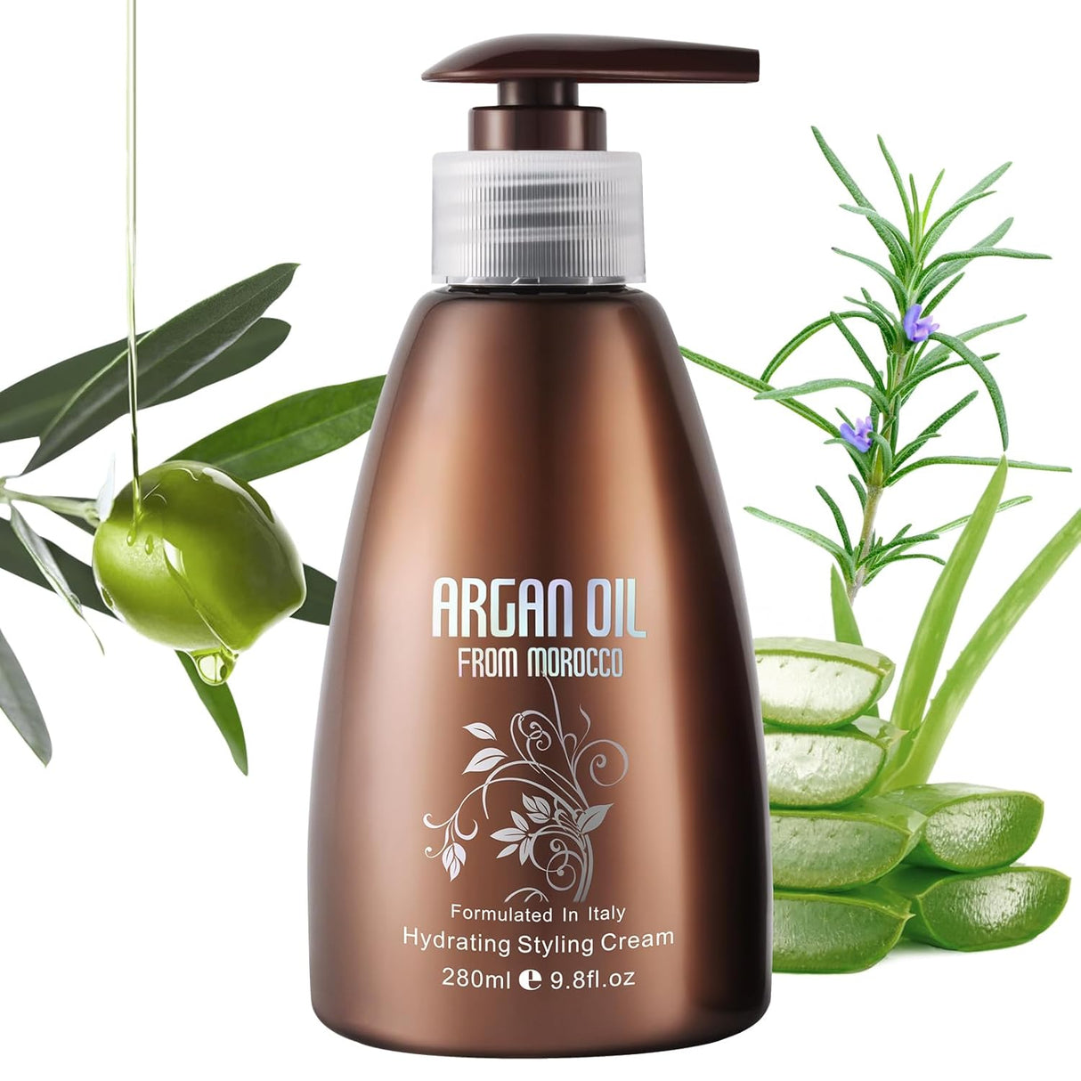 Nuspa Argan Oil Hydrating Styling Cream 280ml