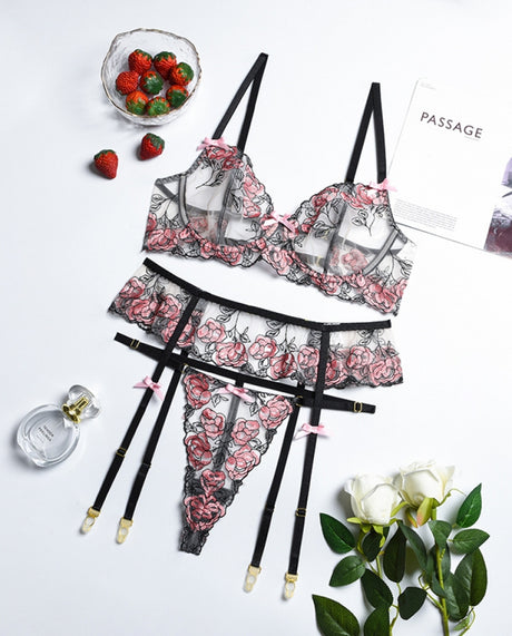 Belleza Lingerie Wire Non Padded Bra Set - 1158