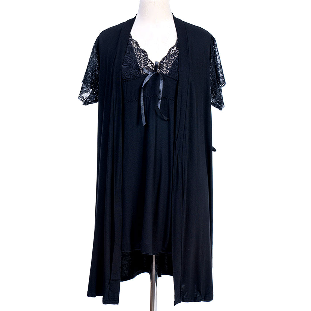 Belleza Lingerie Short Nighty With Robe - 77003