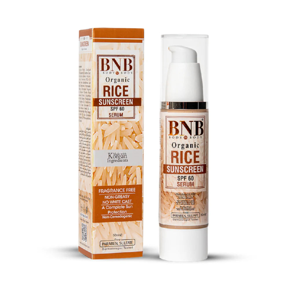 BNB Rice Sunscreen SPF60 Face Serum 50ml