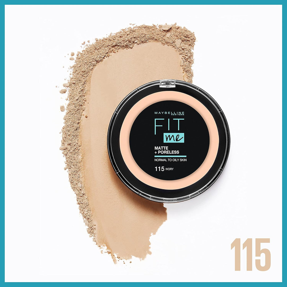 Maybelline Fit Me Matte + Poreless Face Powder 115 12Gm