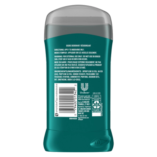 Degree Men Fresh Intense Sport Deodorant 24H Stick 3Oz