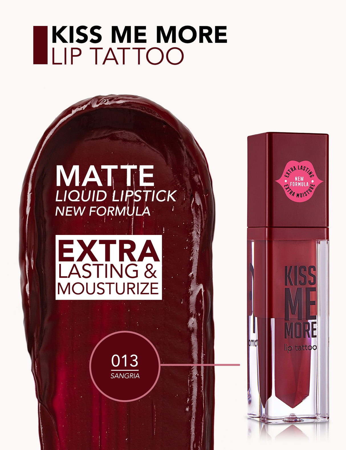 Flormar Kiss Me More Lip Tattoo Lipstick