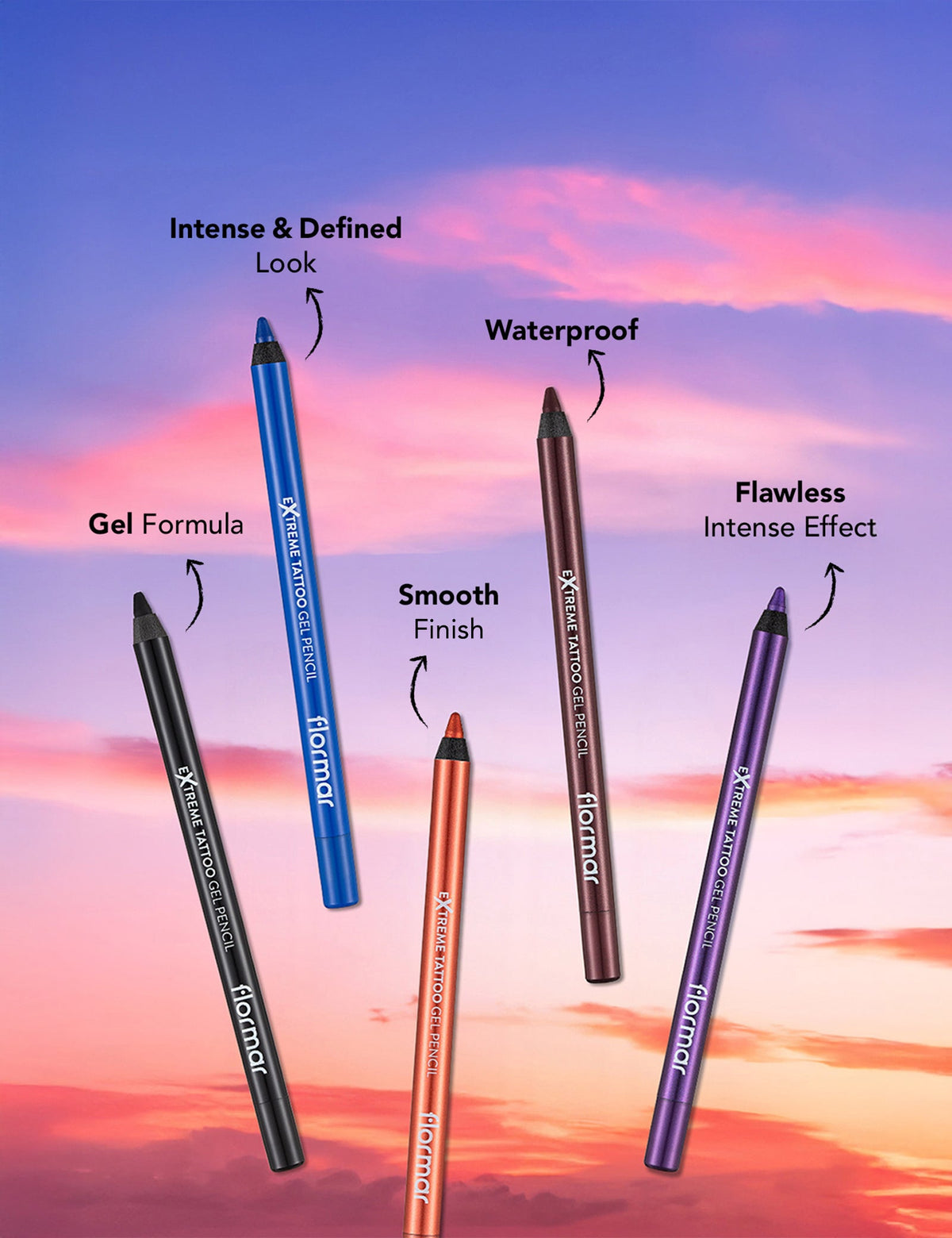 Flormar Extreme Tatto Gel Pencil