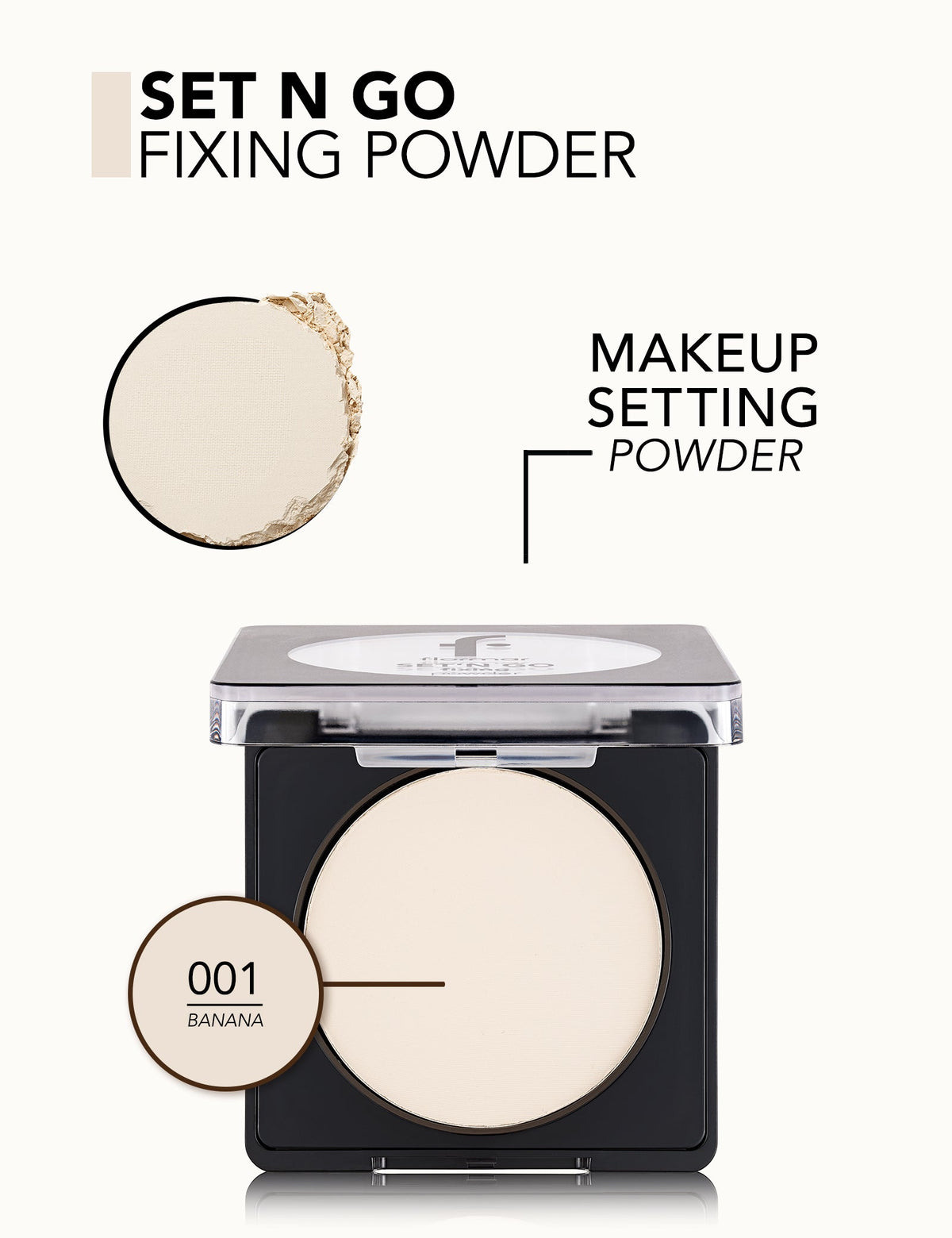 Flormar Set N Go Fixing Face Powder 8G