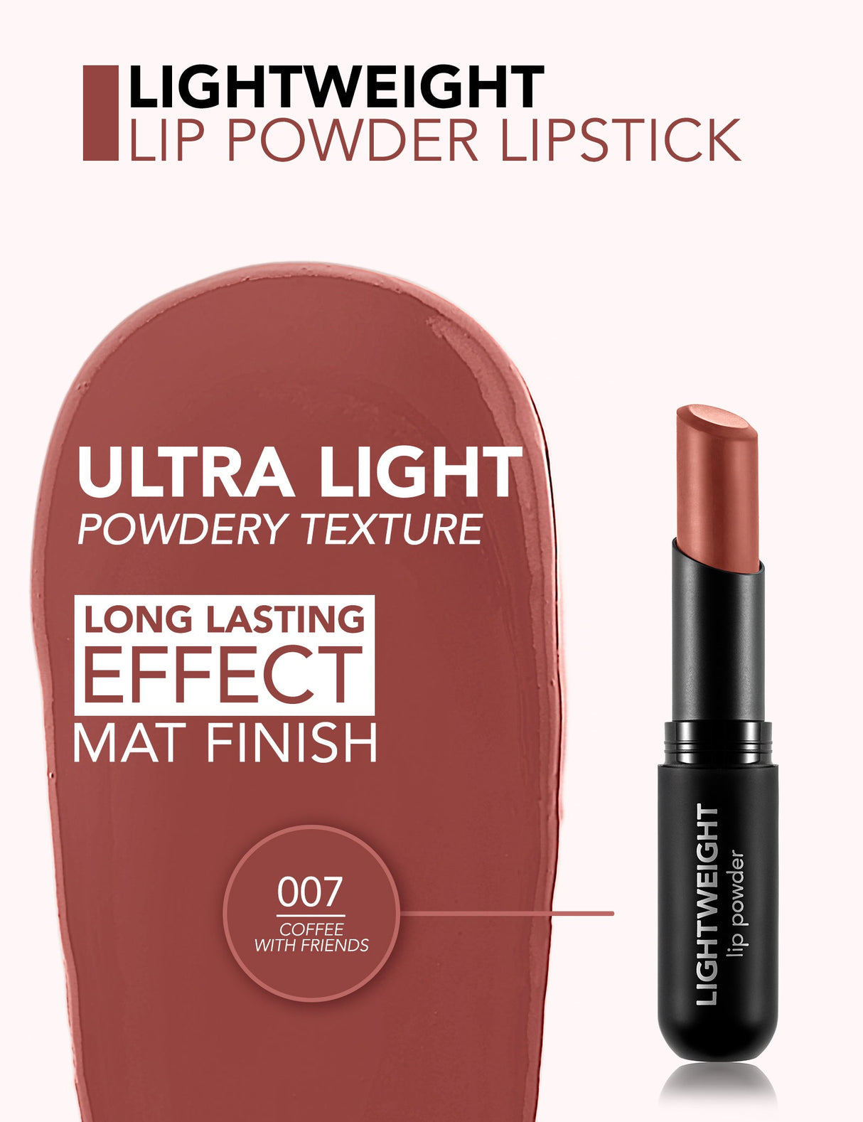 Flormar Lightweight Lip Powder Lipstick