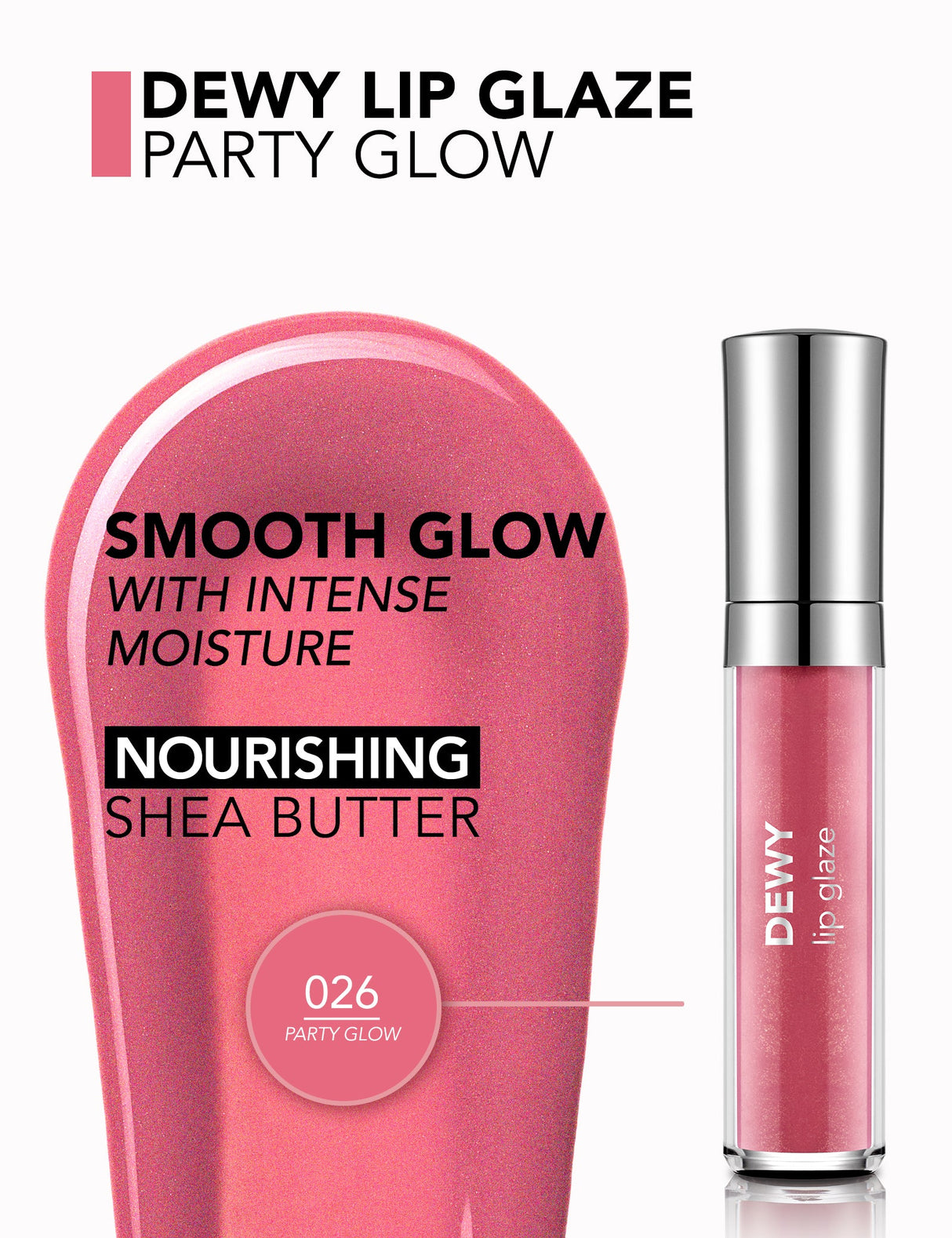 Flormar Dewy Lip Glaze Lip Gloss 4.5Ml