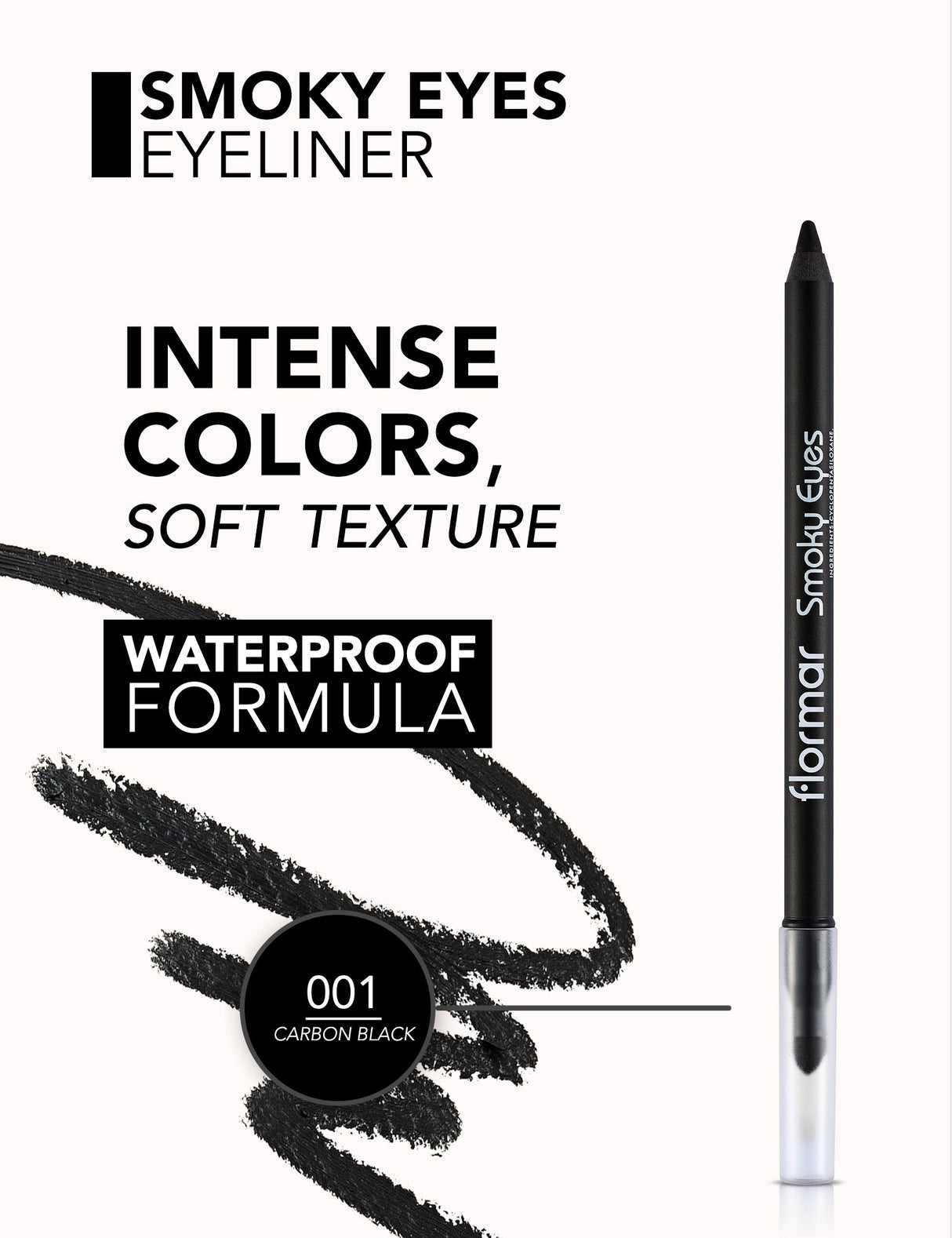 Flormar Smokey Eyes Waterproof Eyeliner