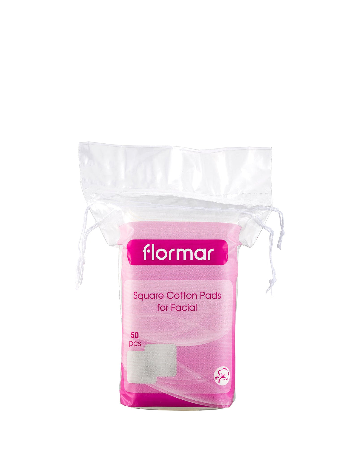 Flormar Square Facial Cotton Pads 50'S