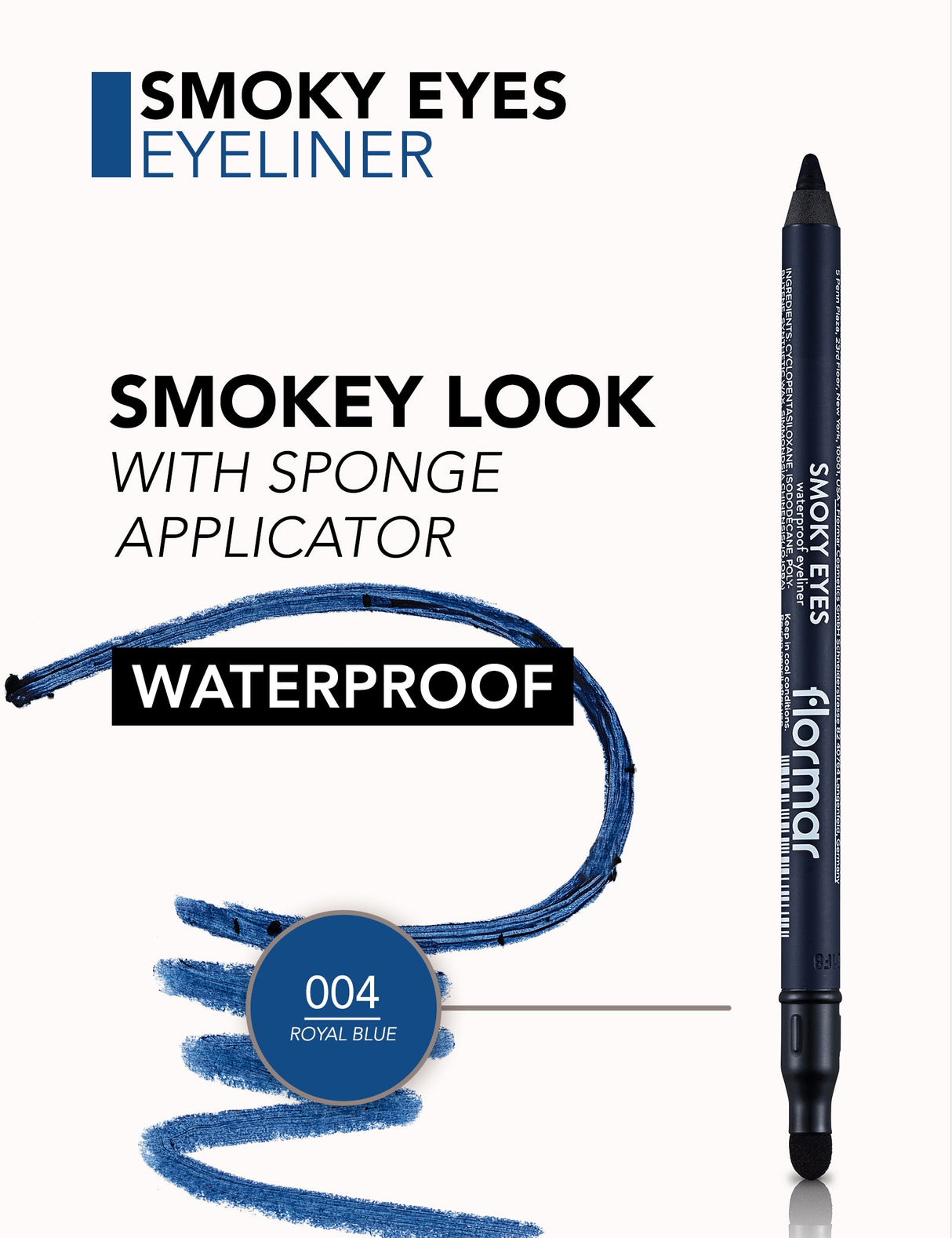 Flormar Smokey Eyes Waterproof Eyeliner