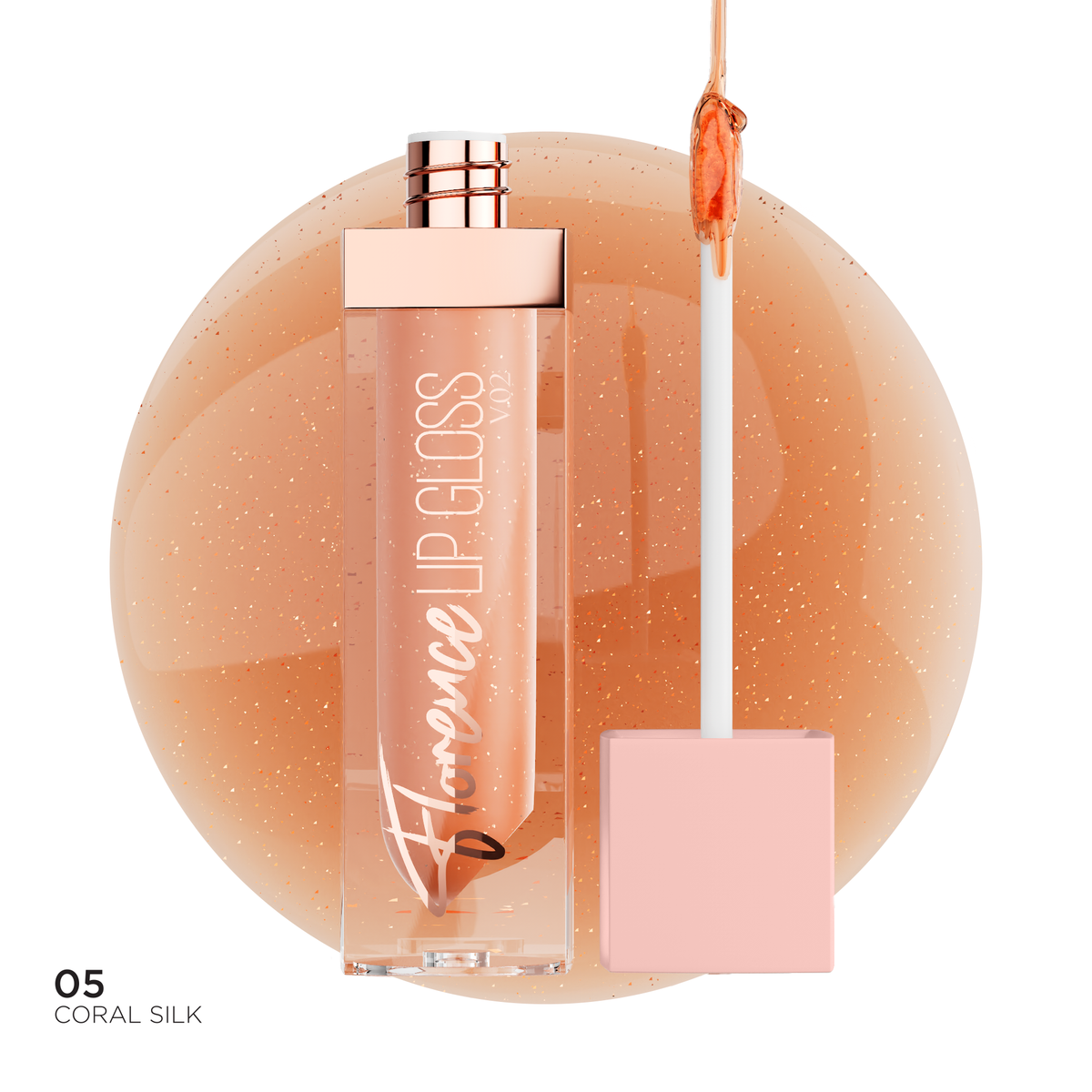 BBA FLORENCE V.02 LIP GLOSS-05 CORAL SILK 6ML