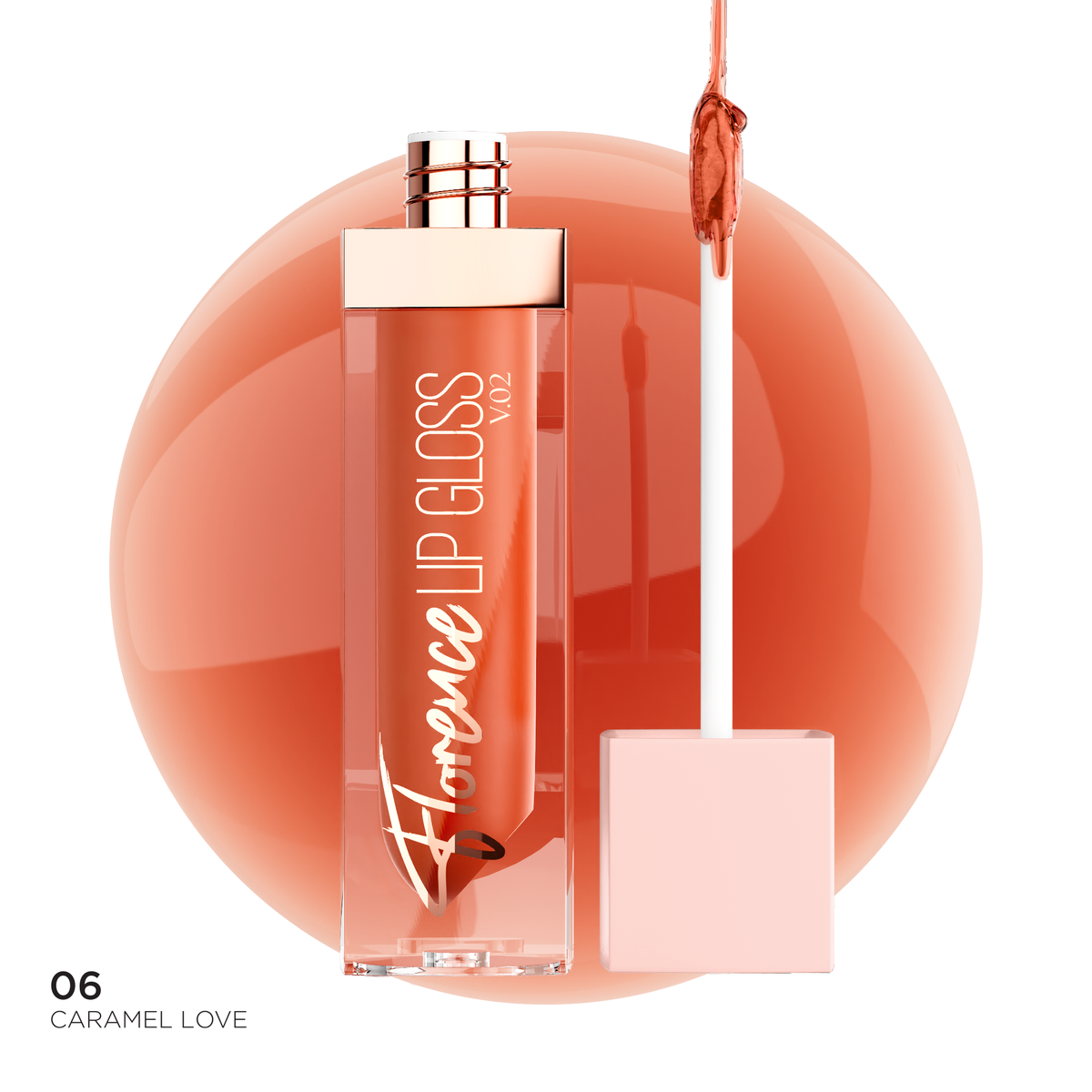 BBA FLORENCE V.02 LIP GLOSS-06 CARAMEL LOVE 6ML