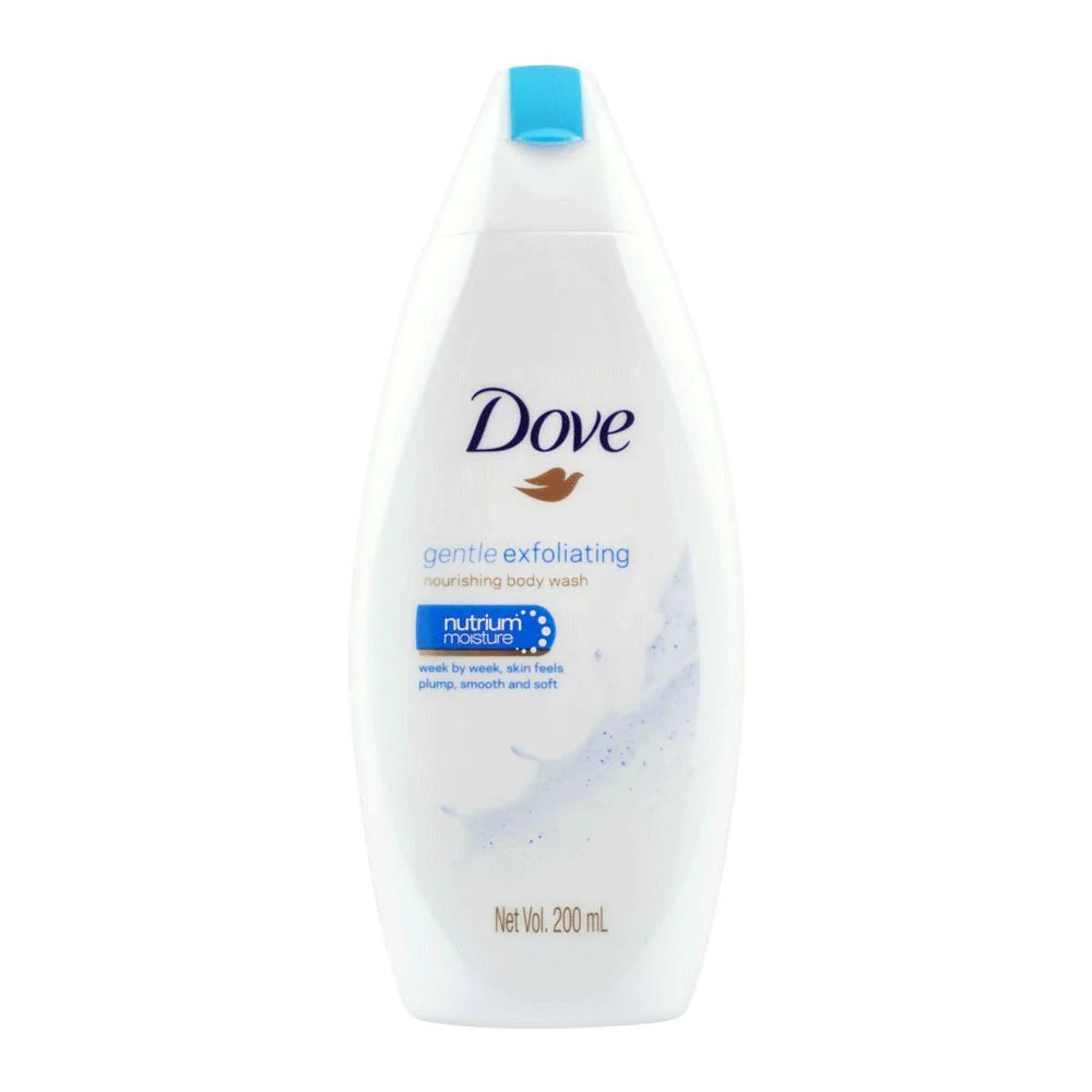DOVE GENTLE EXFOLIATING BODY WASH 200ML