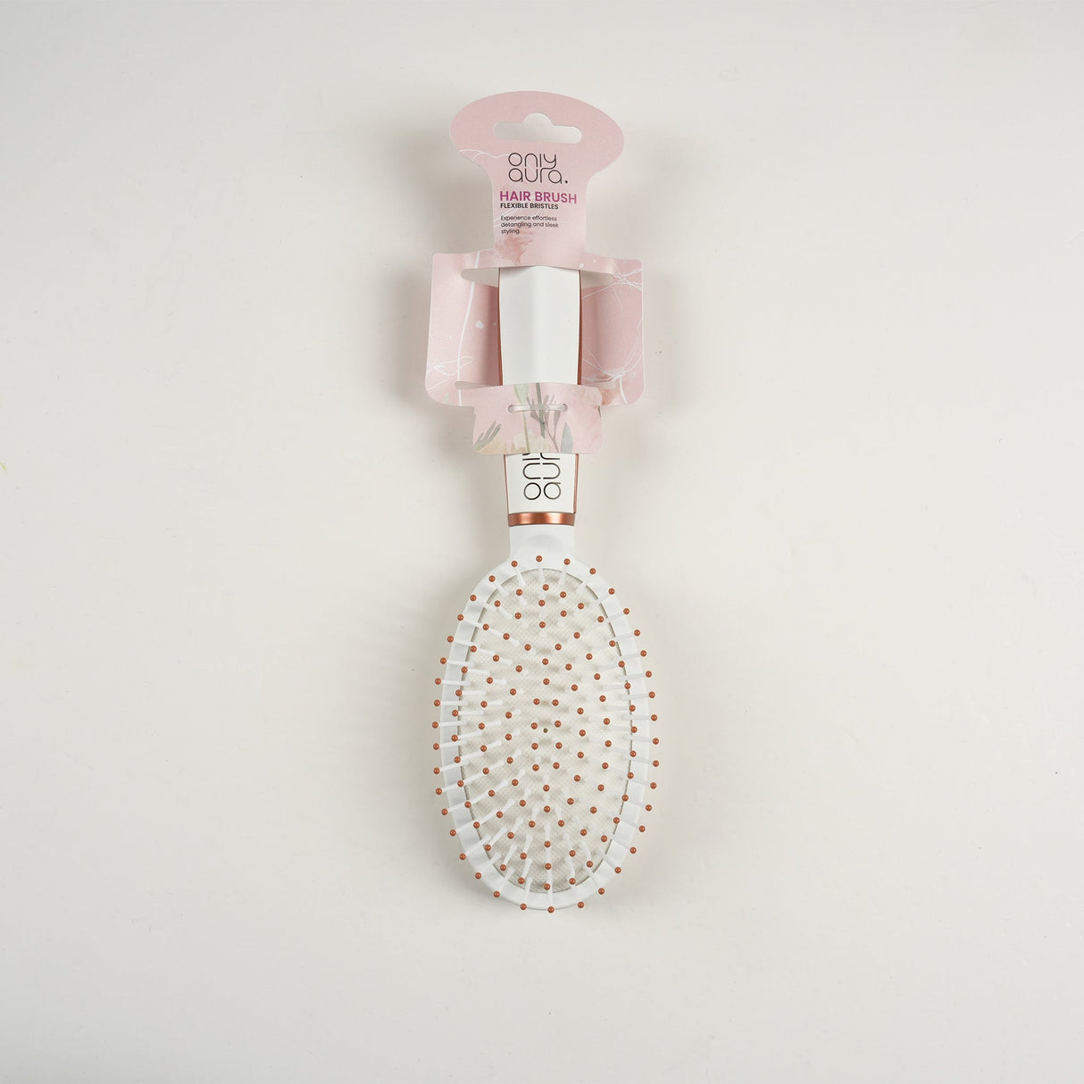 ONLYAURA OVAL CUSHION HAIRBRUSH WHITE  9551E-I