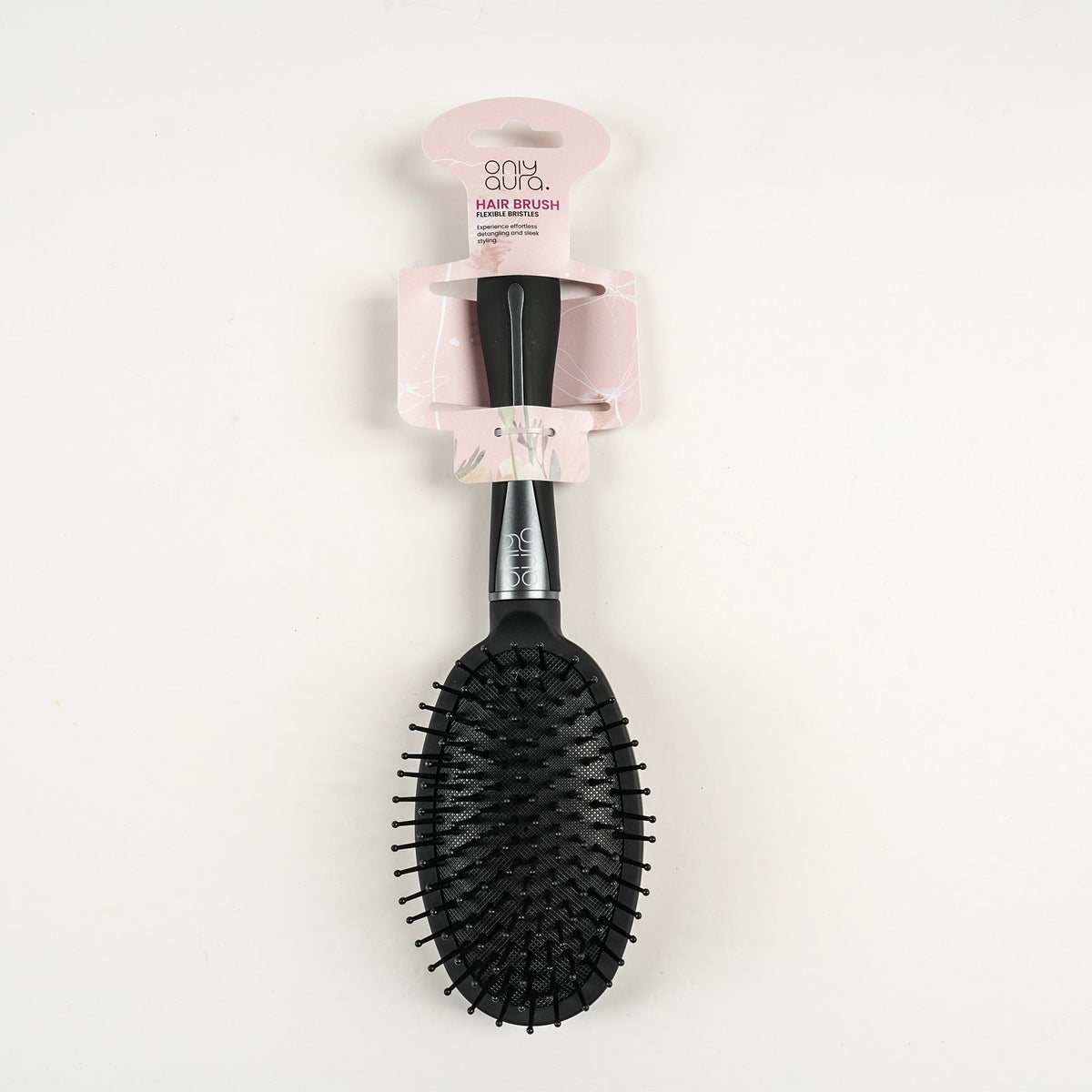 ONLYAURA OVAL PADDLE HAIRBRUSH BLACK 9551I-K