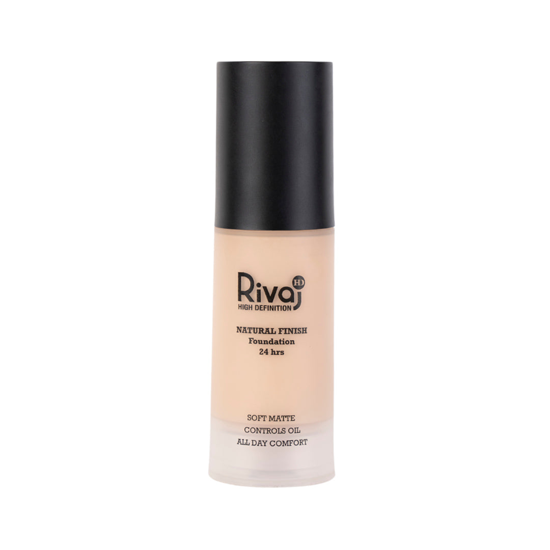 Rivaj HD Natural Finish 24 Hrs Foundation